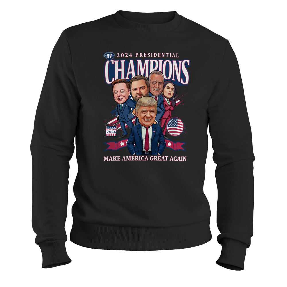 2024 Presidential Champs Sweatshirt Black color