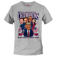 Load image into Gallery viewer, 2024 Trump Presidential Champion T shirt Athletic Heather color
