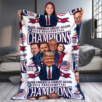 Load image into Gallery viewer, 24 Presidential Champs Velveteen Plush Blanket
