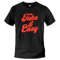 Load image into Gallery viewer, Take It Easy Tee black color

