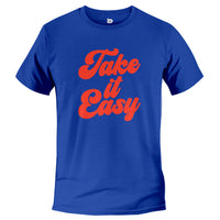 Load image into Gallery viewer, Take It Easy Tee true royal color
