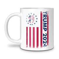 Load image into Gallery viewer, 45 47 Trump 2024 11oz Mug white color
