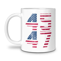 Load image into Gallery viewer, 45 47 Trum Mug 11oz White color
