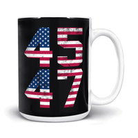 Load image into Gallery viewer, 45 47 Trum Mug 15oz black color
