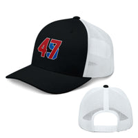 Load image into Gallery viewer, 47 45 Trump Trucker Hat

