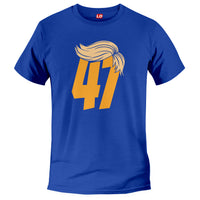 Load image into Gallery viewer, 47 Trump Hair T shirt true royal color
