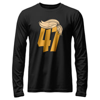 Load image into Gallery viewer, 47 Trump Hair Long Sleeve black color
