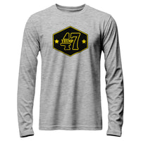 Load image into Gallery viewer, 47 Trump Emblem Long sleeve Athletic Heather color
