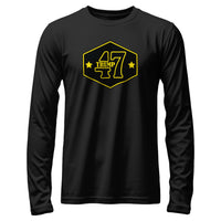 Load image into Gallery viewer, 47 Trump Emblem Long sleeve black  color
