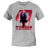 Load image into Gallery viewer, 47th Presidential Champion Trump T shirt Athletic Heather color
