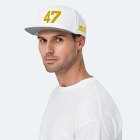 Load image into Gallery viewer, 47 Gold Snapback Hat
