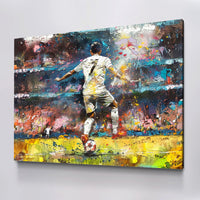 Load image into Gallery viewer, Abstract Football Sports Horizontal Canvas Wall Art
