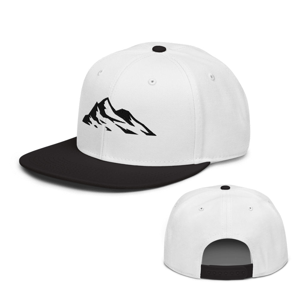 Adventure ll Snapback Hat black white Color