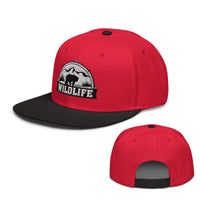 Load image into Gallery viewer, Adventure Snapback Hat black red color

