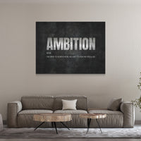 Load image into Gallery viewer, Ambition Horizontal Canvas Wall Art

