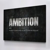 Load image into Gallery viewer, Ambition Horizontal Canvas Wall Art
