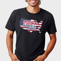 Load image into Gallery viewer, american by birth patriotic short sleeve shirt

