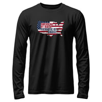 Load image into Gallery viewer, American By Birth Long Sleeve Shirt black color

