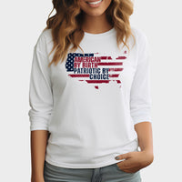 Load image into Gallery viewer, american by birth patriotic crewneck sweatshirt
