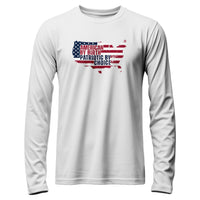 Load image into Gallery viewer, American By Birth Long Sleeve Shirt white color
