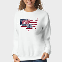 Load image into Gallery viewer, American By Birth Crewneck Sweatshirt | Model

