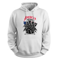 Load image into Gallery viewer, American Veteran Hoodie white color
