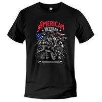 Load image into Gallery viewer, American Veteran Tee black  color

