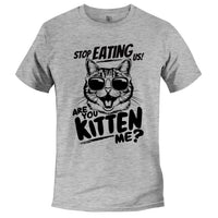 Load image into Gallery viewer, Are You Kitten Me T shirt Athletic Heather color
