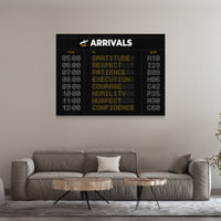 Load image into Gallery viewer, Arrivals Attitude Canvas Horizontal Wall Art
