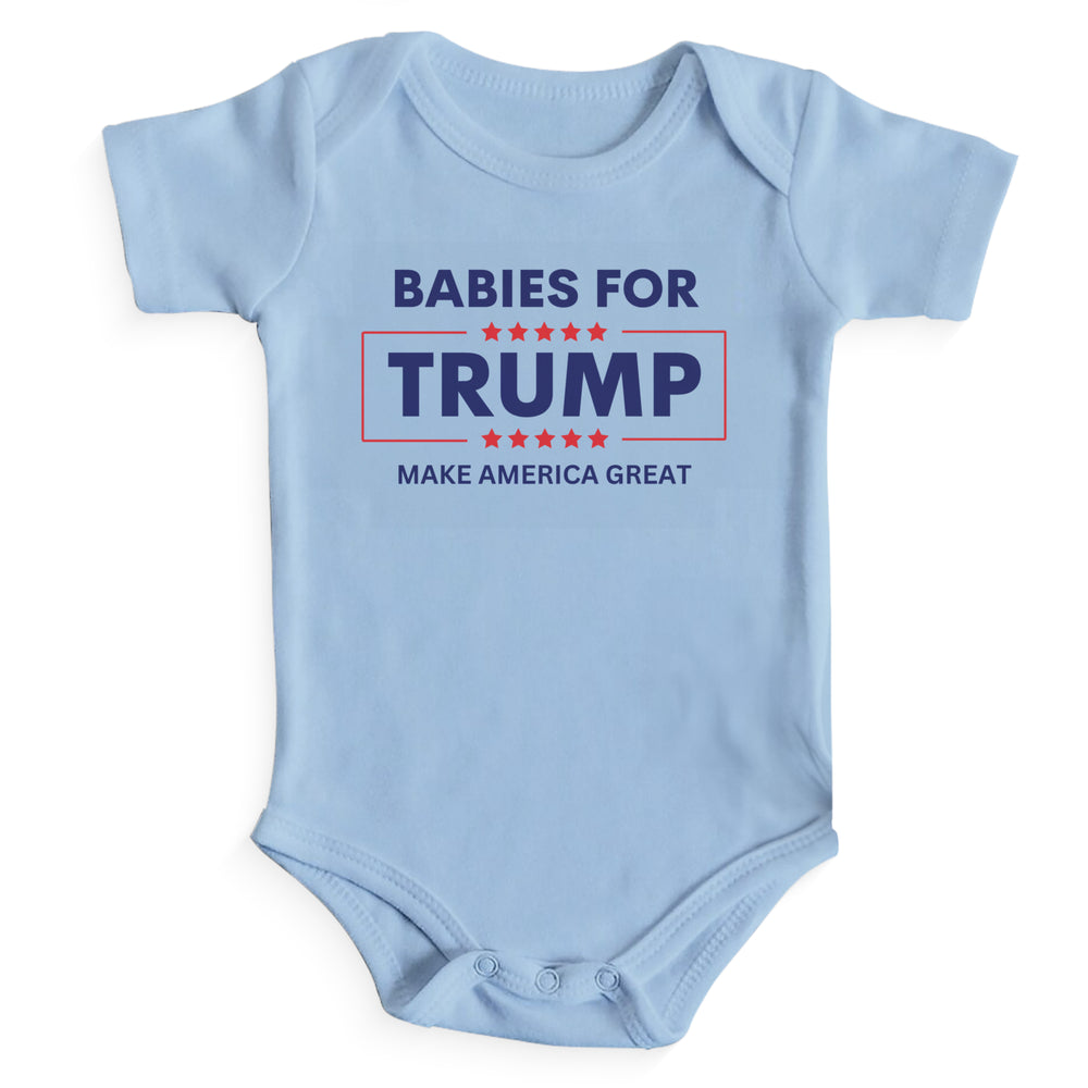 Babies For Trump Onesie | light blue