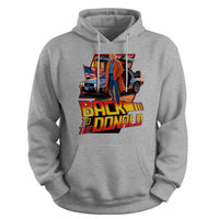 Load image into Gallery viewer, Back to Donald Trump Hoodie sport grey color
