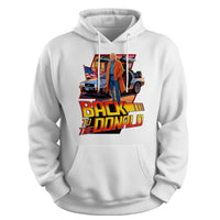 Load image into Gallery viewer, Back to Donald Trump Hoodie white color
