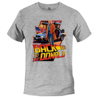 Load image into Gallery viewer, Back to Donald Trump T-shirt Athletic Heather color
