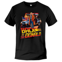 Load image into Gallery viewer, Back to Donald Trump T-shirt black color
