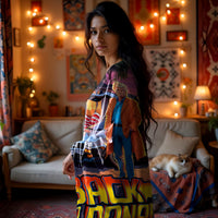 Load image into Gallery viewer, Back to The Donald Velveteen Plush Blanket
