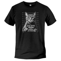 Load image into Gallery viewer, Bad Kitty Triblend T-Shirt Black color
