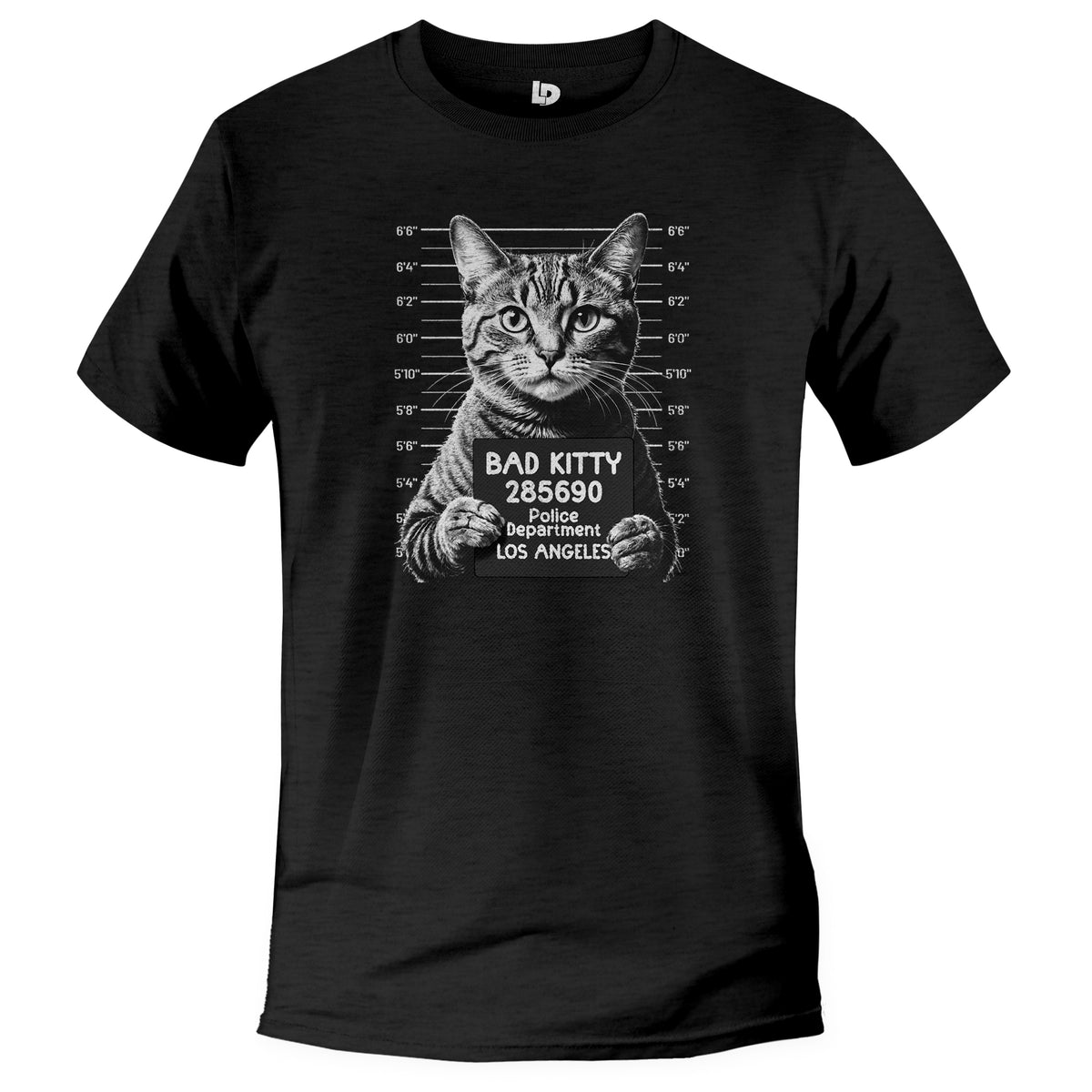 Bad Kitty Triblend T-Shirt Black color