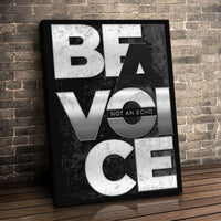 Load image into Gallery viewer, Be a Voice Vertical Canvas Wall Art
