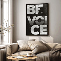 Load image into Gallery viewer, Be a Voice Vertical Canvas Wall Art
