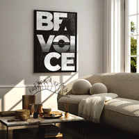 Load image into Gallery viewer, Be a Voice Vertical Canvas Wall Art
