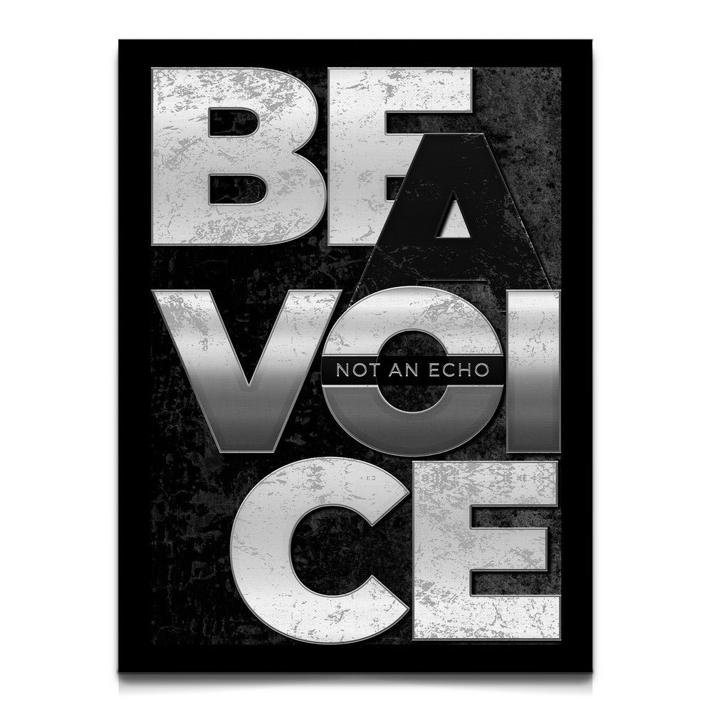 Be a Voice Vertical Canvas Wall Art