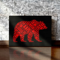 Load image into Gallery viewer, Bearish Red ll Trading Horizontal Canvas Wall Art 
