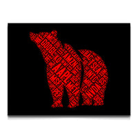 Load image into Gallery viewer, Short Fury Bearish Red Trading Horizontal Canvas Wall Art
