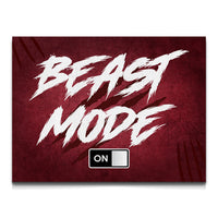 Load image into Gallery viewer, Beast Mode Horizontal Canvas Wall Art
