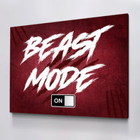Load image into Gallery viewer, Beast Mode Horizontal Canvas Wall Art
