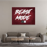 Load image into Gallery viewer, Beast Mode Horizontal Canvas Wall Art
