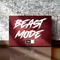 Load image into Gallery viewer, Beast Mode Horizontal Canvas Wall Art
