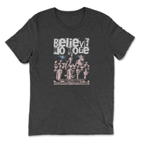 Load image into Gallery viewer, Believe No More Triblend T-Shirt Black color
