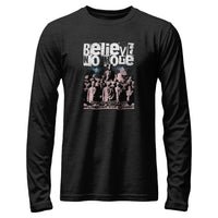 Load image into Gallery viewer, believe no more long sleeve tshirt, call against governemt and lack of trust black
