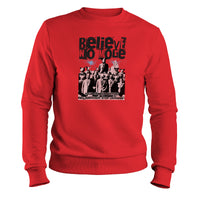 Load image into Gallery viewer, Believe No More Crewneck Sweatshirt Red color
